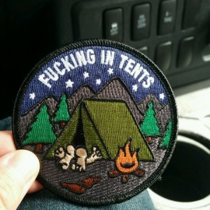 Not one of those lame Boy Scouts patches
