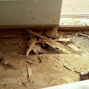 If anyone every tells u not to put a double door in without a porch, listen to them