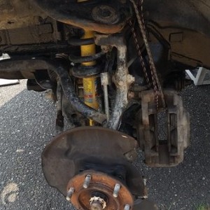 Removed Caliper for Hub