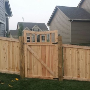 One gate done