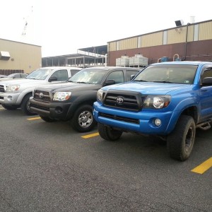 Unplanned mini-meet at work.