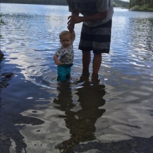 Little dude loves Gold Lake!