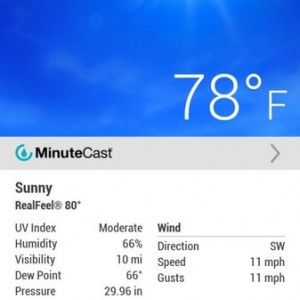 78° and humid already. Gonna be a hot one.