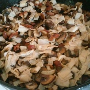 What u know bout dim chicken bacon mushroom quesadilla?