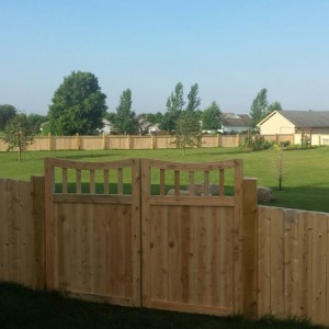 Double gate done.