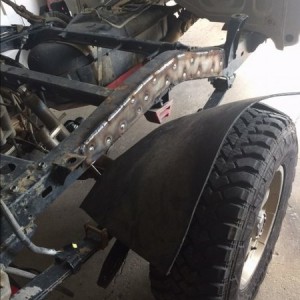 Got my frame plates welded up.