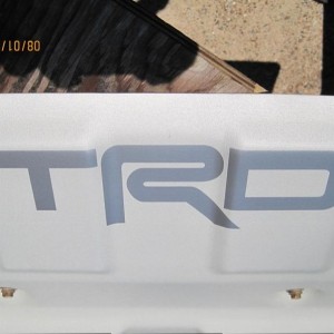 TRD Skid Plate Decal IMG_5937