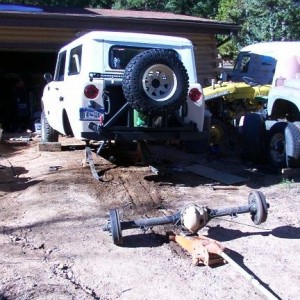 Stock Rear Diff Removed