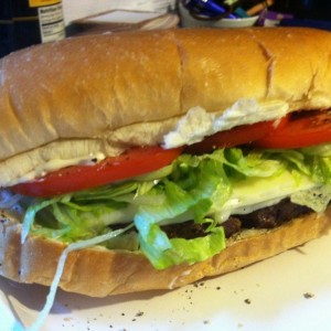 Cheeseburger sub!