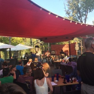 Blues on the patio!
