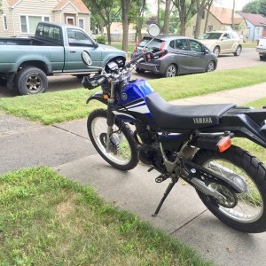 My truck, my car, and my bike. I should have pulled my bicycle out as well ha.