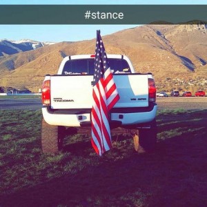 My flag mount