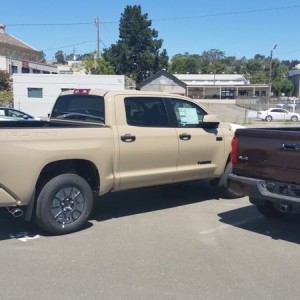2016 TRD Pro Tundras are in... in desert sand... looks awesome