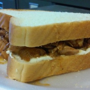Left over sammich time has finally come!