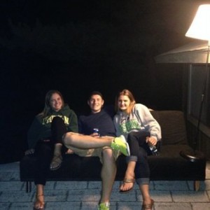 We were chillin on the roof last night till about 2. And no it's not photo shopped at all, even though it looks like it