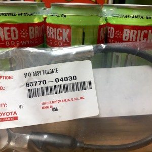 Tailgate Cable Sticker