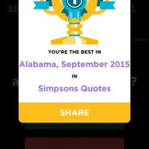 Quizup game. Who knew. Lmao