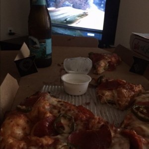 Pizza, beer and Flipper...
