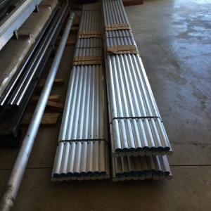 Whole bunch of aluminum.