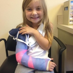 Second broken arm in 2 years.