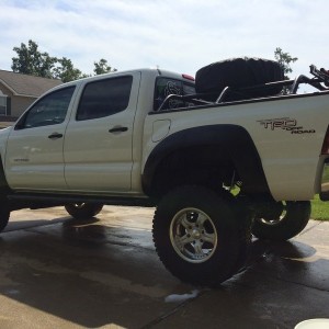 Fender flares painted