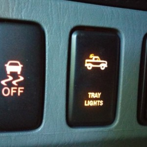 Lit Tray Light Switch