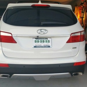 My wife got a new ride. First thing I do when we get home....start to debadge lol
