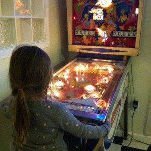 4 year old pinball wizard.