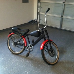 Chopper bike. Oh, yeah. I've hit the neighborhood and everyone loves this baby!