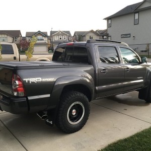 Roof rack backside