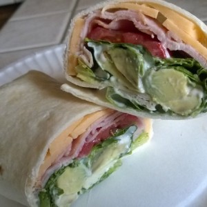 Wanna be cobb salad wrap