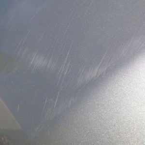 Fuck. So just noticed these scratches on my hood from my hail protection. How do I get these out?