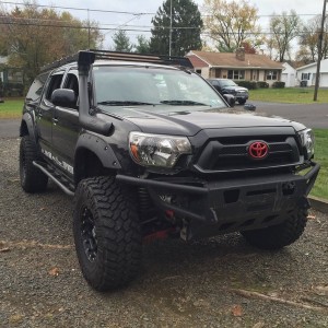 Necessary to switch back to stock grill but this is the first time I've had a stock 2012 style mounted up. I had mixed feelings, but now that it's on