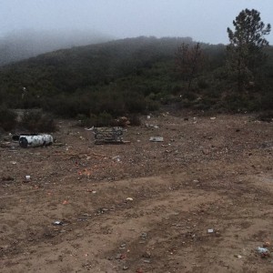 local shooting location trashed...