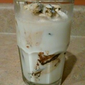 Milk makes ice cream taste better, and ice cream makes milk taste better sooo... Yeah my friday night is pretty wild
