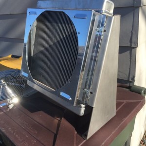 Made some stainless radiator brackets.