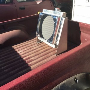 Made some stainless radiator mounts.