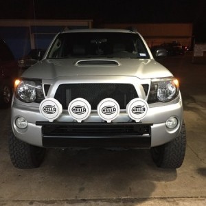 Hella 700ff Driving Lights Installed