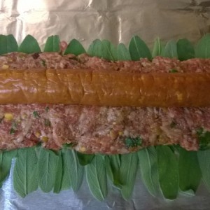 Sausage stuffed sausage