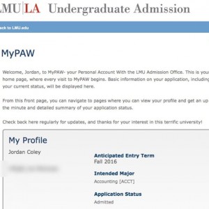 My son got his acceptance to LMU. Now we just need to figure out how to pay the $60k per year price tag.