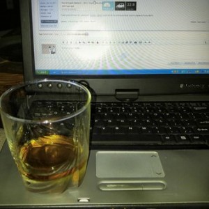 A little Elija Craig and tw to wind down a good day!