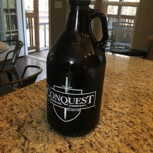 Conquest jug O beer