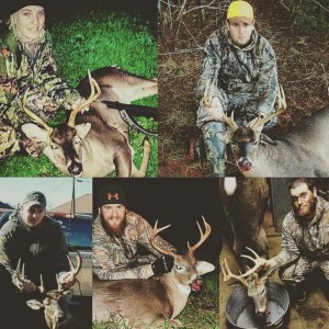 Mine and the wife's bucks.  Couldn't find one of her big 7 point.