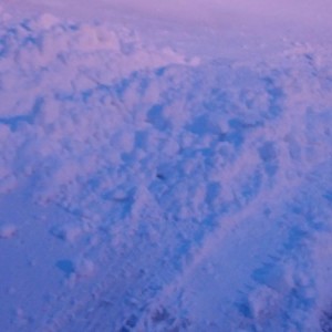 Runner drug bottom on the huge burm the city plow driver left in my driveway. Morons.