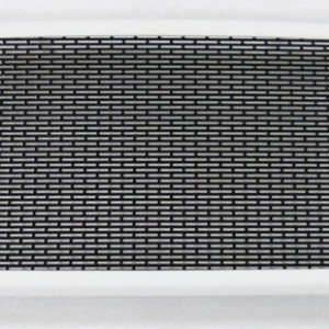 Super White Bezel - Gloss Black Mesh