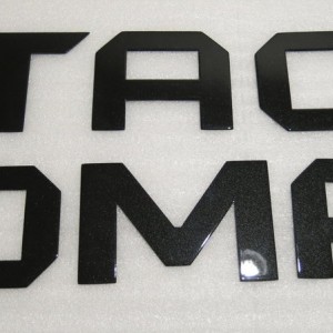 Tailgate Letters - Carbon Flash