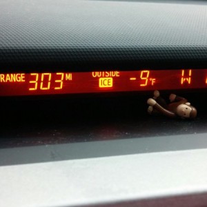 George doesn't like the cold