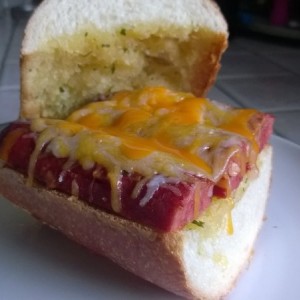 Leftover food sandwich