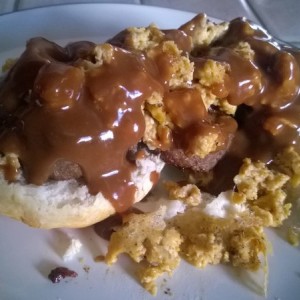 Breakfast mess
