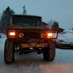 Cleaned up the front end of the FJ40